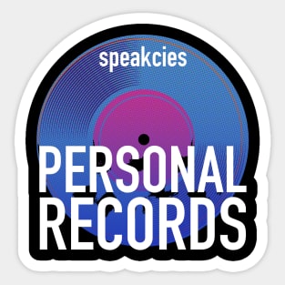 Personal Records Sticker